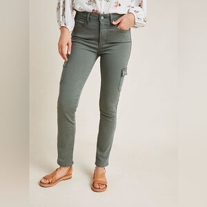 Paige Hoxton High-Rise Cargo Skinny Jeans Size 28